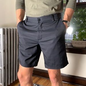 Hawke & Co Black Golf Shorts 32 Waist, athletic material